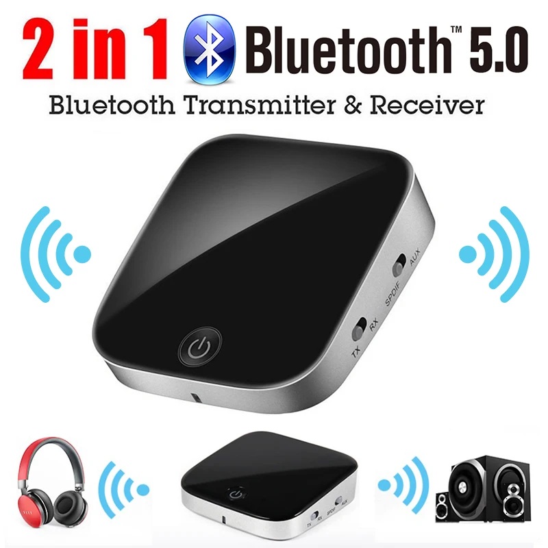 VTIN беспроводной приемопередатчик 2,4 ГГц Bluetooth 5,0 Оптическое волокно 3,5 мм AUX адаптер для ПК наушники для телевизора 10 м трансмиссии