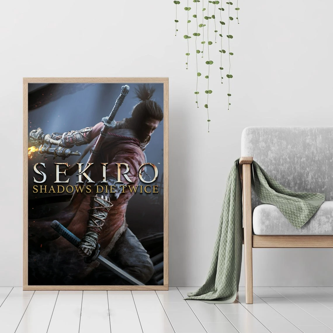 Sekiro игровой постер украшение для домашней настенной живописи (без рамки)