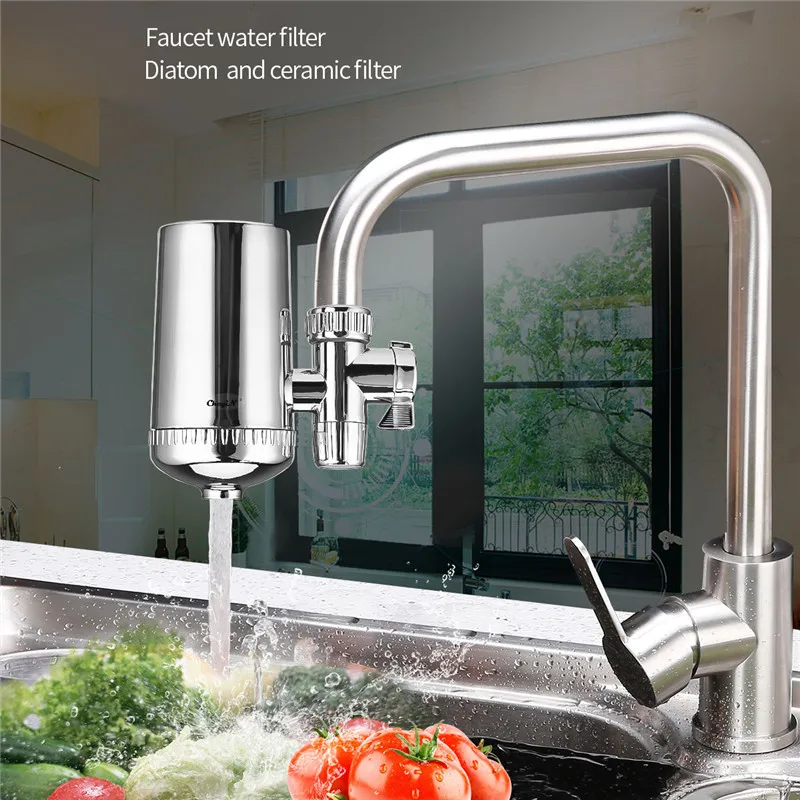 

Kitchen Tap Water Purifier Household Faucet Filter Activated Carbon Water Filter Filtro Rust Bacteria Removal Water Cartridge