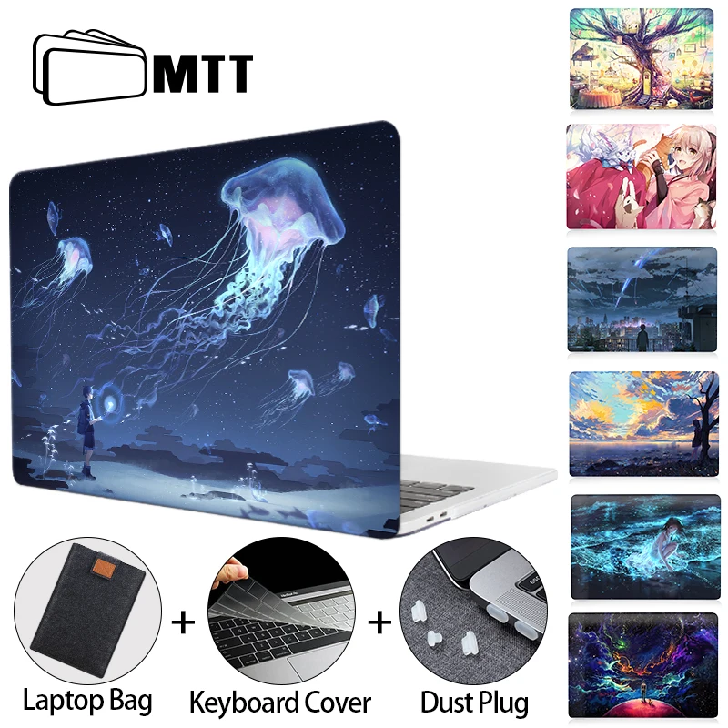 Чехол для ноутбука MTT Macbook Pro 13 15 16 дюймов A2289 A2141 мультяшный чехол Mac book Air 11 6 12 Retina 3 4