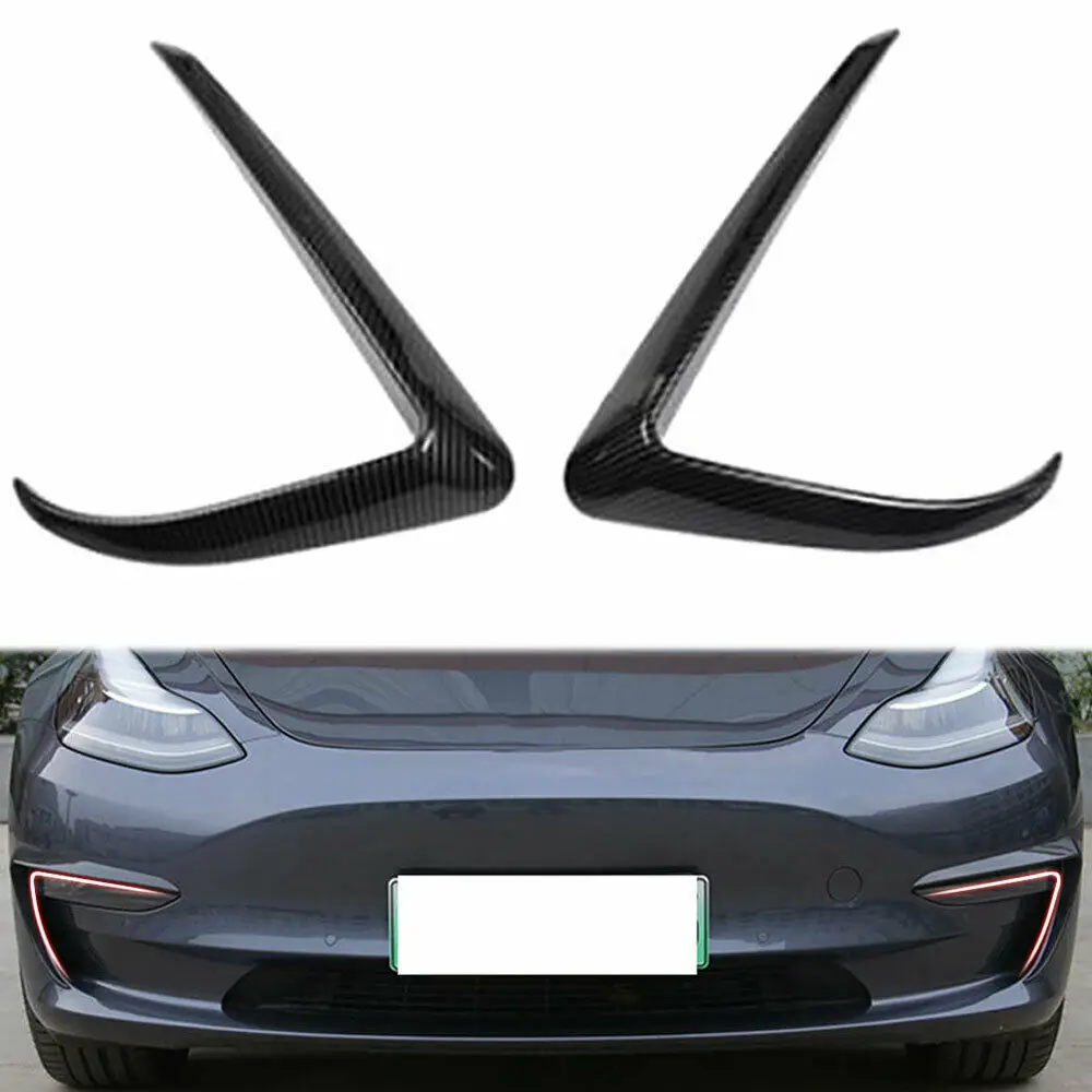 BBQ @ FUKA внешний автомобильный Стайлинг для Tesla модель 3 2017 2019 углеродное волокно