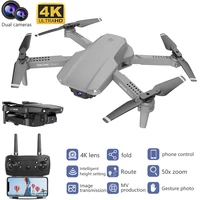 zhenduo rc helicopter e99 pro 4k hd dual camera folding drone with wifi fpv real time transmission 50 times focus quadcopter