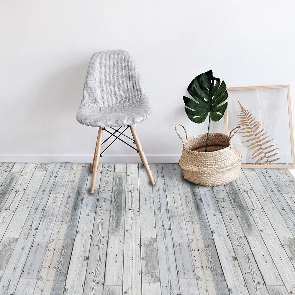 

DIY Waterproof Self Adhesive Floor Sticker Flooring Tiles Furniture Renovation 20cm x 300cm