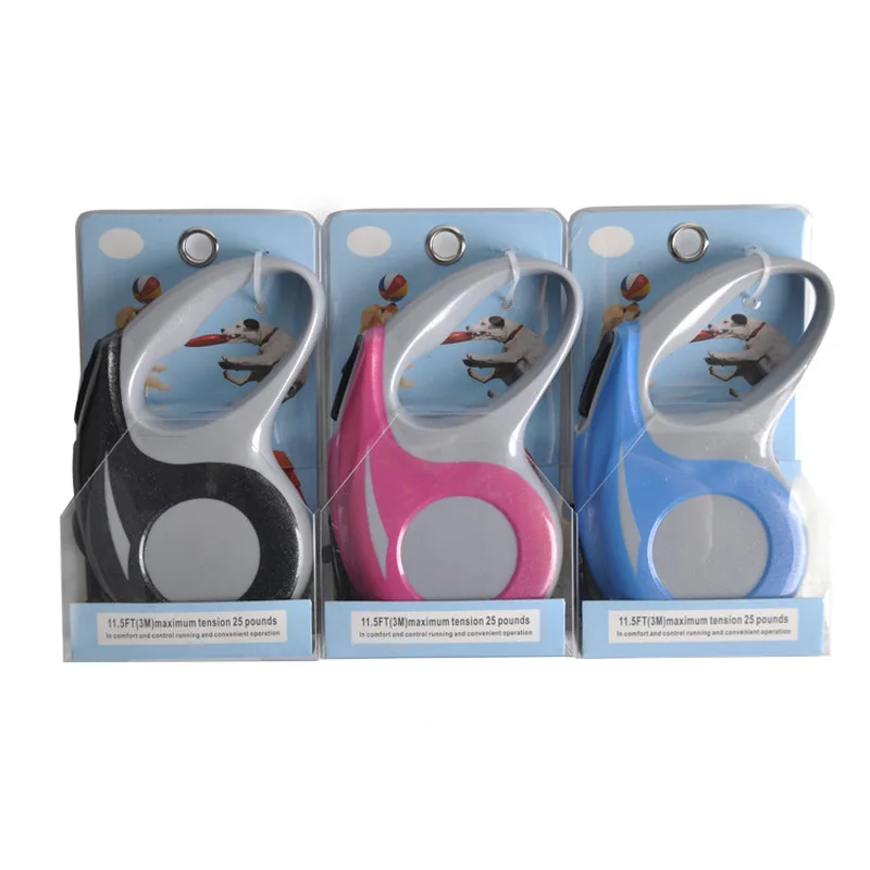 3 м портативный выдвижной поводок для собак автоматический гибкий маленьких
