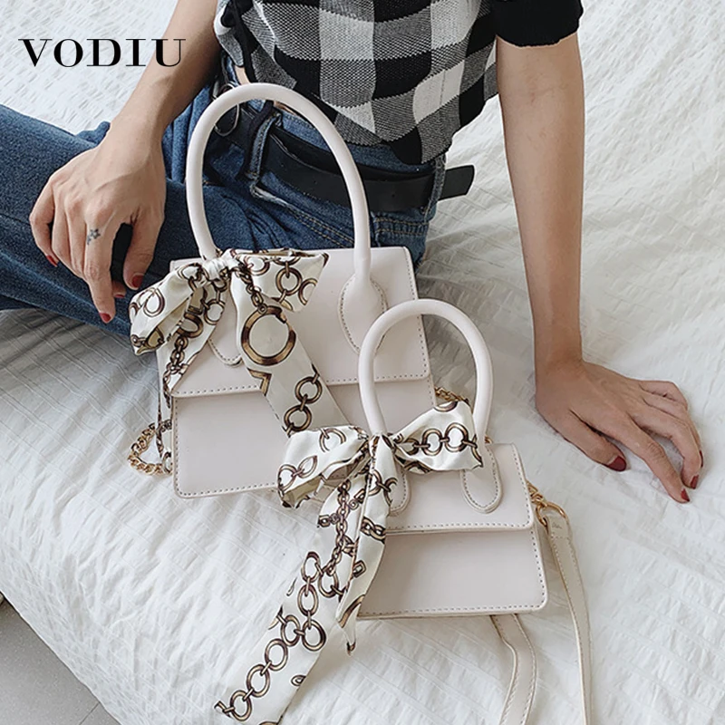 Женская сумка кожаный шелковый шарф сумочка 2019 модная дизайнерская брендовая