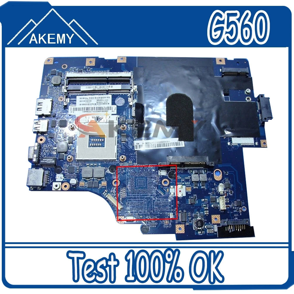 

Laptop motherboard For LENOVO Ideapad G560 Z560 Mainboard NIWE2 LA-5752P HM55