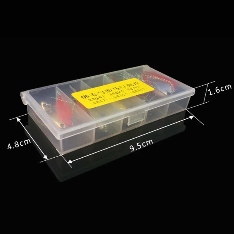 Рыбалка набор приманок с перекрестной шнуровкой для рта лошадей блестки