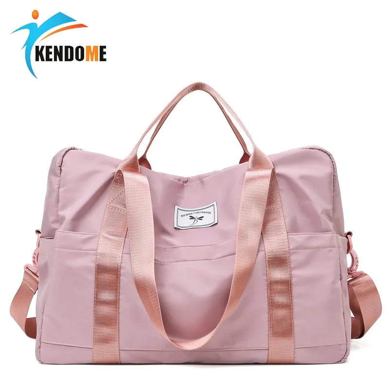 Нейлоновые спортивные сумки для женщин Водонепроницаемая спортивная сумка