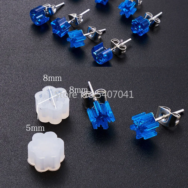 PopularDIY Earring Mold Shaped Silicone Jewelry Mold Handcraft Epoxy Resin Tools For Making Jewelry Accessories