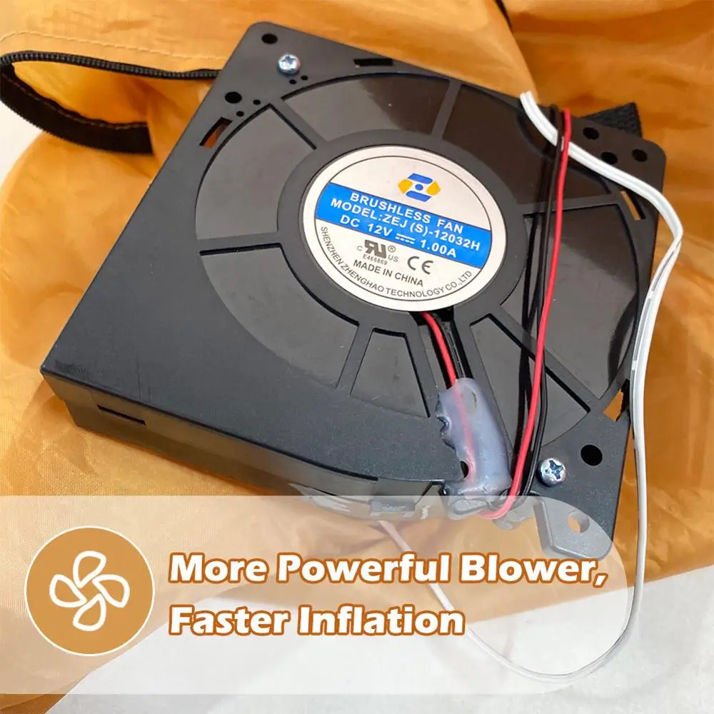 Рождественский надувной Пряничный человечек 8 футов с яркими светодиодными