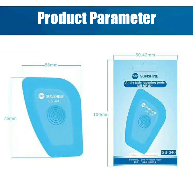 Sunshine SS-040 Anti-static Phone Dismantling Tools Battery Teardown Card Four-corner Curved Design Mobile Opening | Инструменты