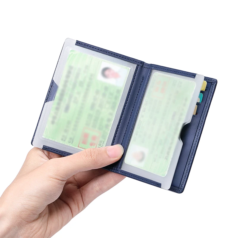 Мужской Держатель Для водительских прав WILLIAMPOLO из натуральной кожи мини дизайн