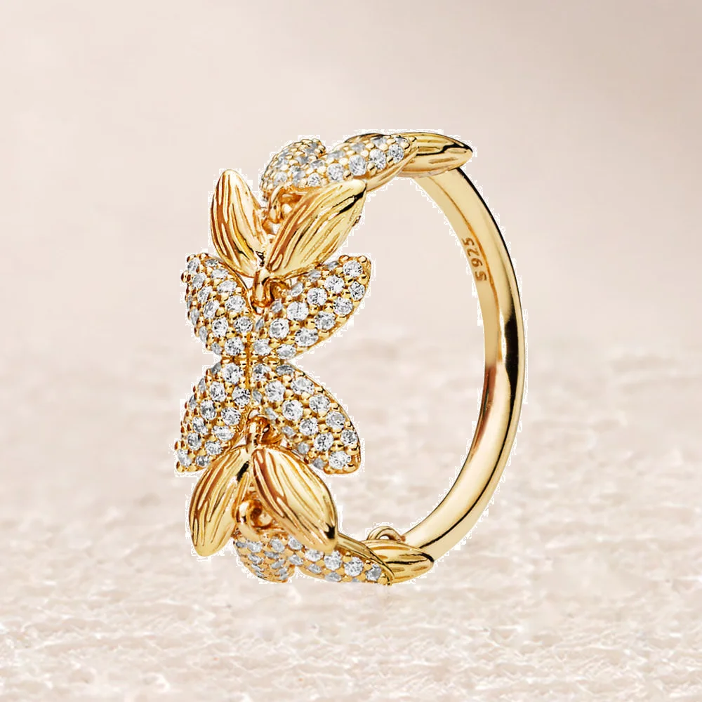 

167735CZ Shine Circle of Seeds Ring