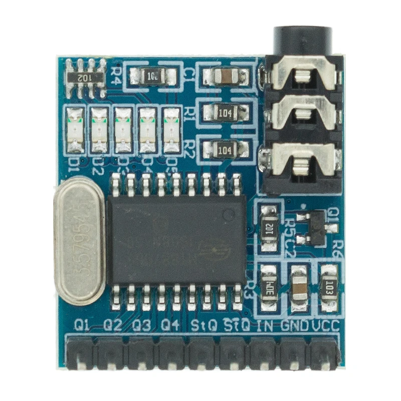 1 шт. MT8870 DTMF декодирование голоса Модуль телефонный модуль речи декодирования