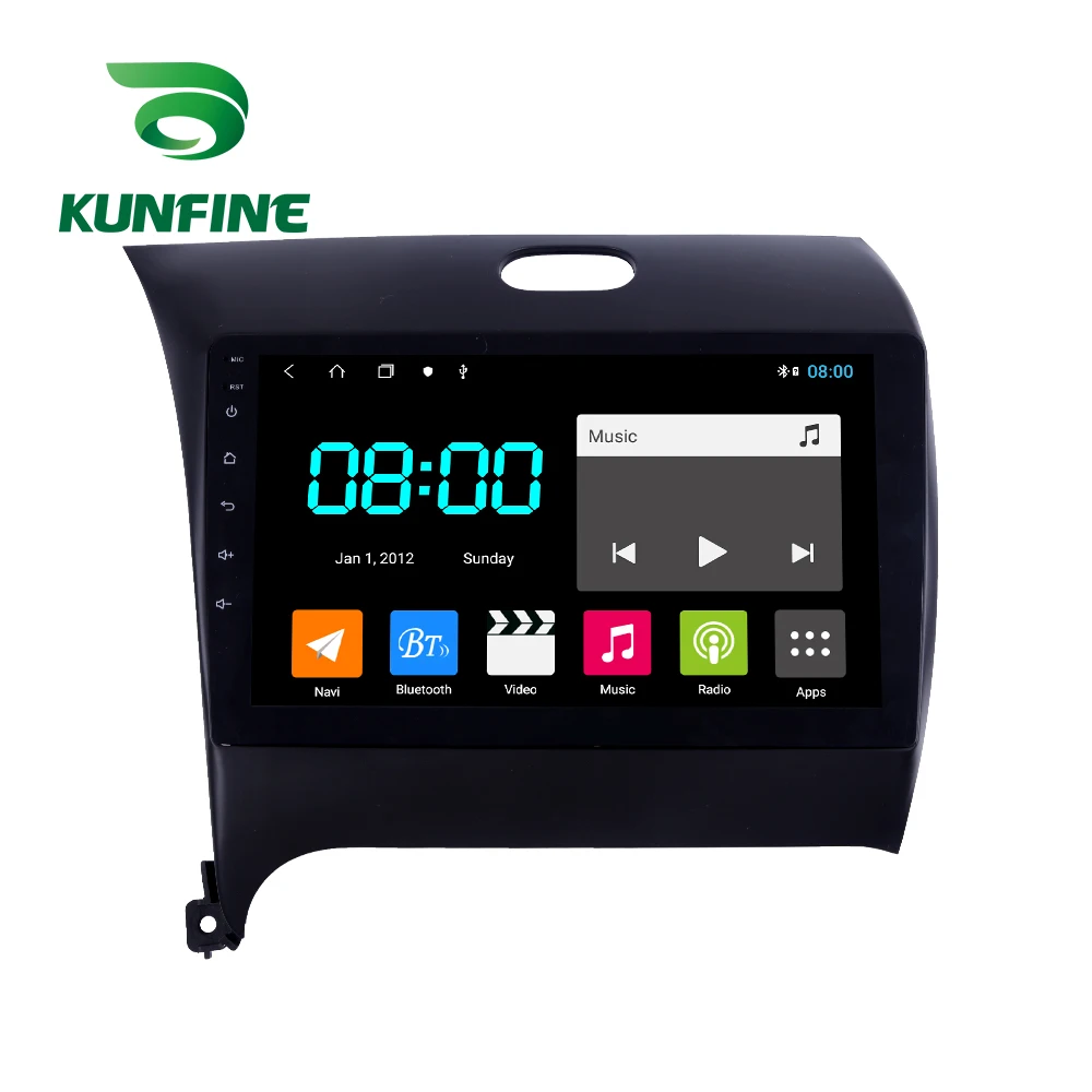 Octa Core 1024*600 Android 10 0 автомобильный DVD GPS-навигатор плеер Deckless стерео для KIA K3 2009-2018