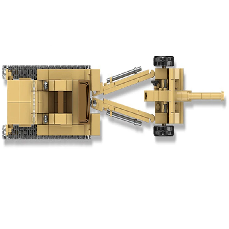 450 шт японский 98 трактор и полевой пистолет строительные блоки WW2 военный солдат