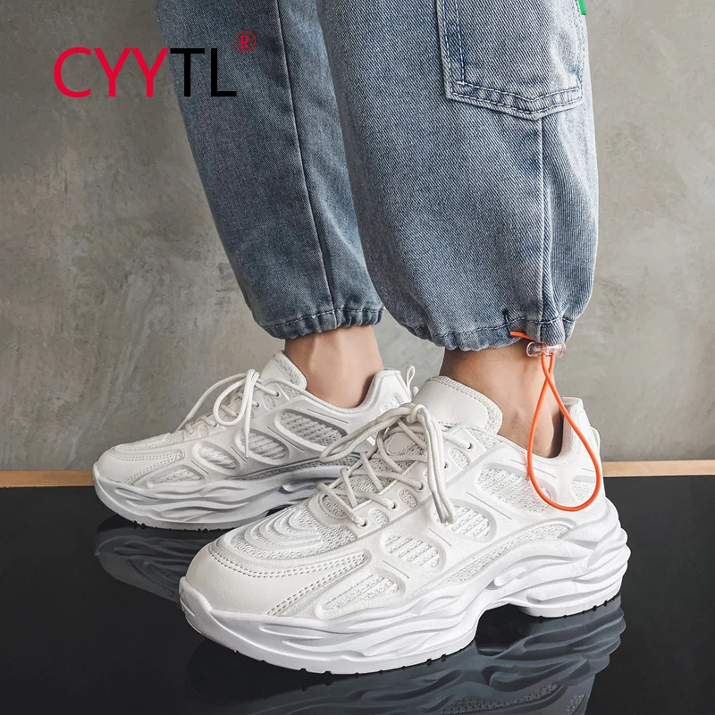 

CYYTL Youth Boys Increased Sneakers Sports Fashion Walking Platform Shoes for Men Casual Outdoor Non Slip Comfortable Tennis