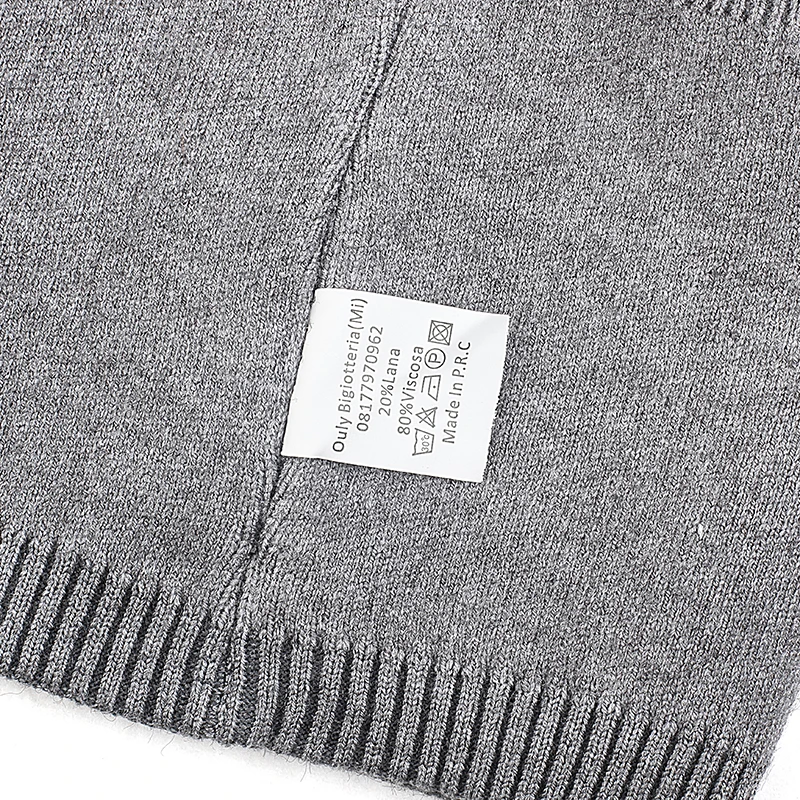 Geebro для взрослых кашемировая шапочка осень-зима теплый череп кепки шапки-бини