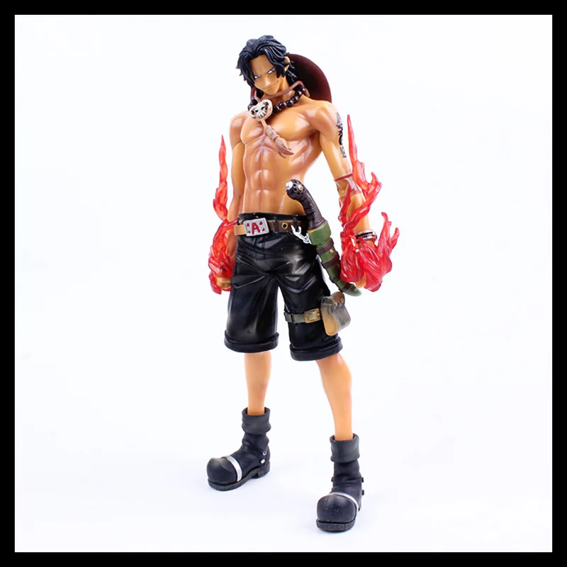 

BANDAI Genuine One Piece Anime Figure Portgas.D.Ace Action Figure Collectible Model Toy