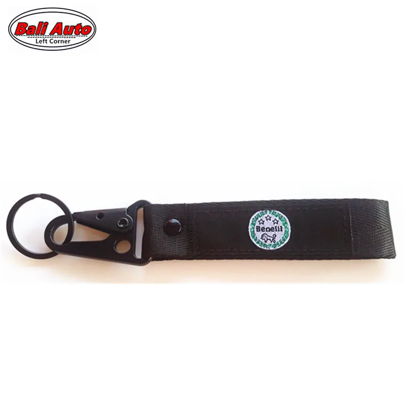 Left Corner Motorcycle Embroidery Key Holder Chain Collection Keychain For Benelli |