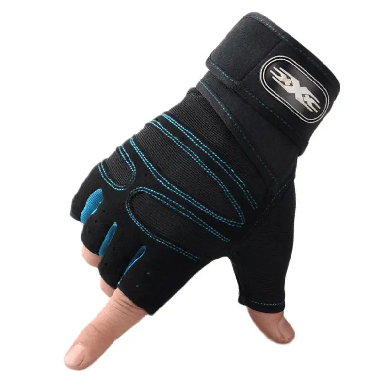 Cycling Gloves Bicycle Bike Anti Slip Shock Breathable Half Finger Short Sports Hiking Accessories for Men | Спорт и развлечения