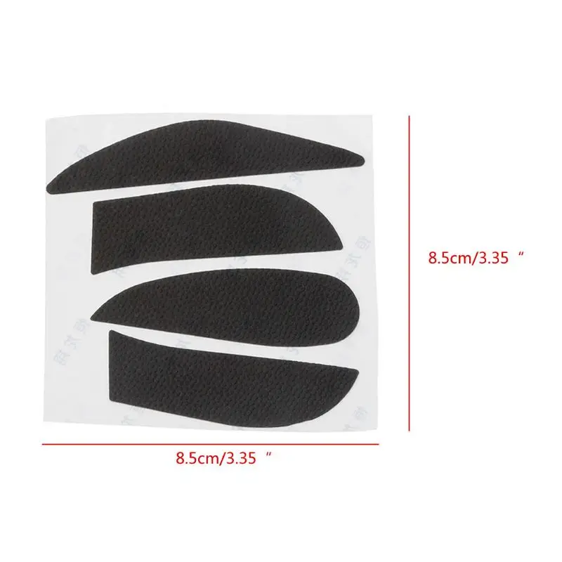 

1 Set Mouse Feet Mouse Skates Side Stickers Sweat Resistant Pads Black Anti-slip Tape For logitech MX510 Mouse C26