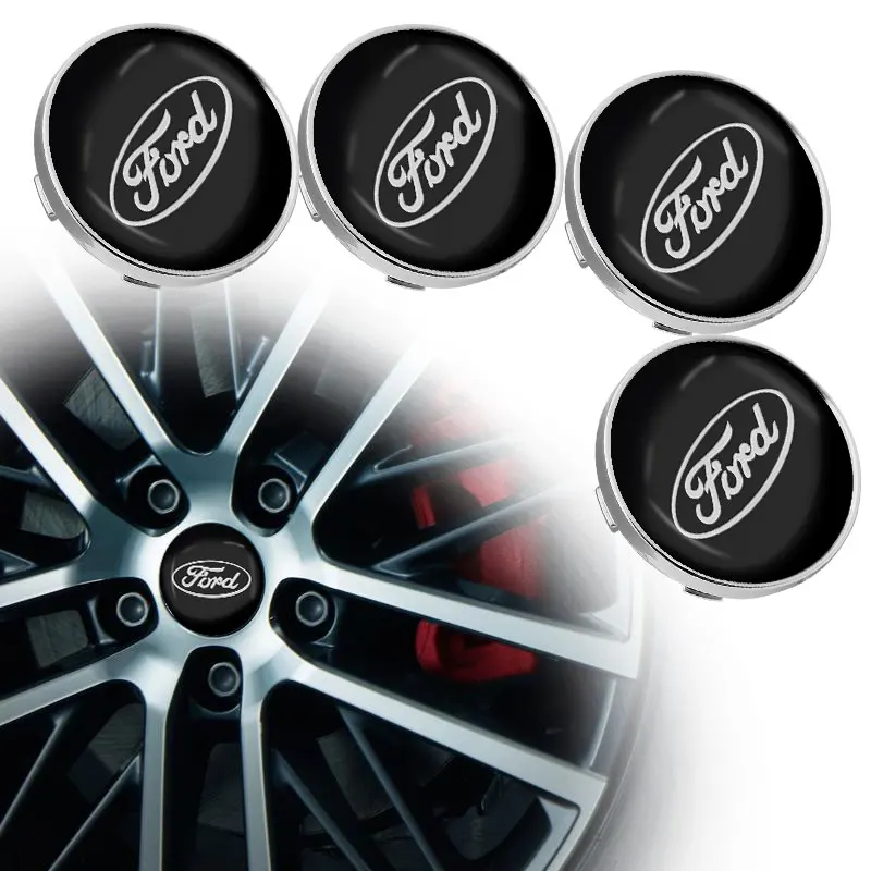 

4pcs Car Wheel Center Hub Matel Gear Caps Automotive Goods For Fords Focus 2 3 MK2 MK3 Fiesta MK7 Mondeo MK4 Ranger Fusion KA