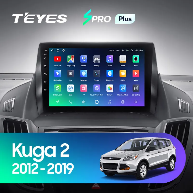 TEYES SPRO Plus Штатная магнитола For Форд Куга Эскейп Ford Kuga 2 Escape 3 2012 - 2019 Android 10 до 8-ЯДЕР 4 +