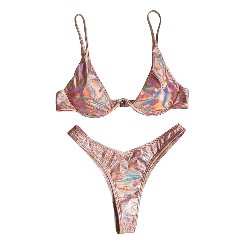 Прямая поставка сексуальный бразильский комплект бикини с пуш ап без подкладки