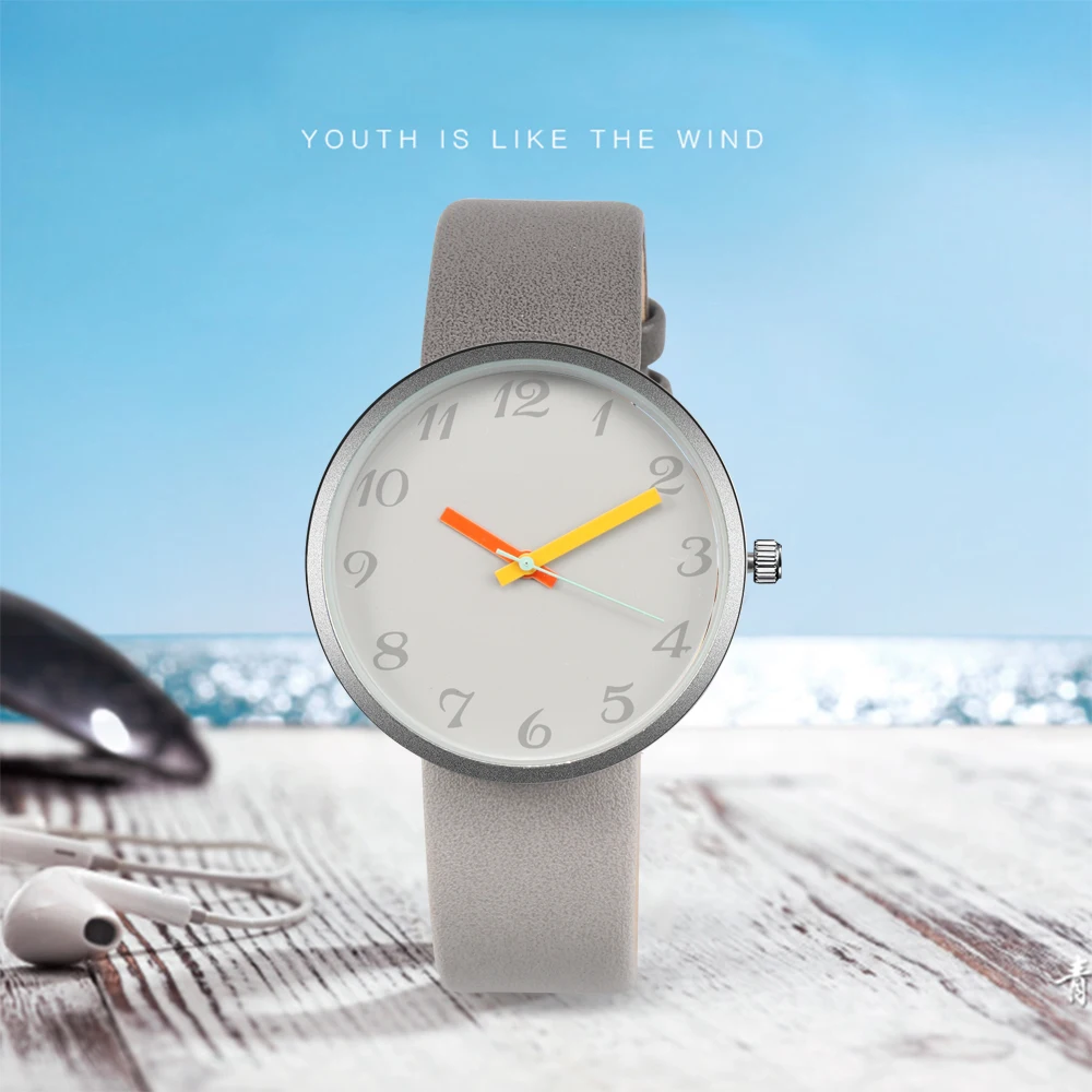 Модные Повседневные кварцевые наручные часы женские bayan saat кожаные для