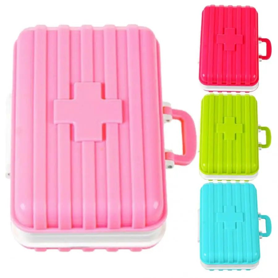 Лак для ногтей органайзер 6 сетки ежедневная Портативный медицина коробка конфет