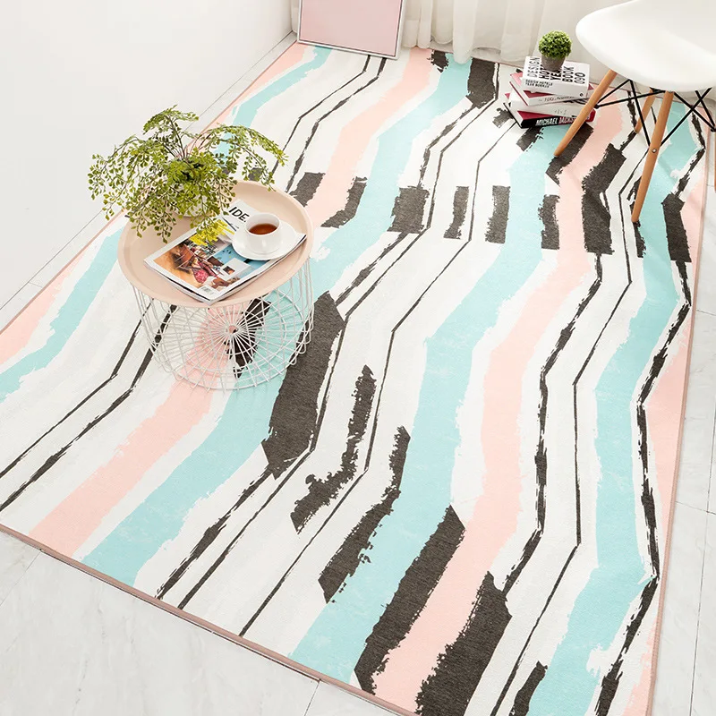Bubble Kiss европейский стиль полосатые коврики с узором для гостиной домашнего
