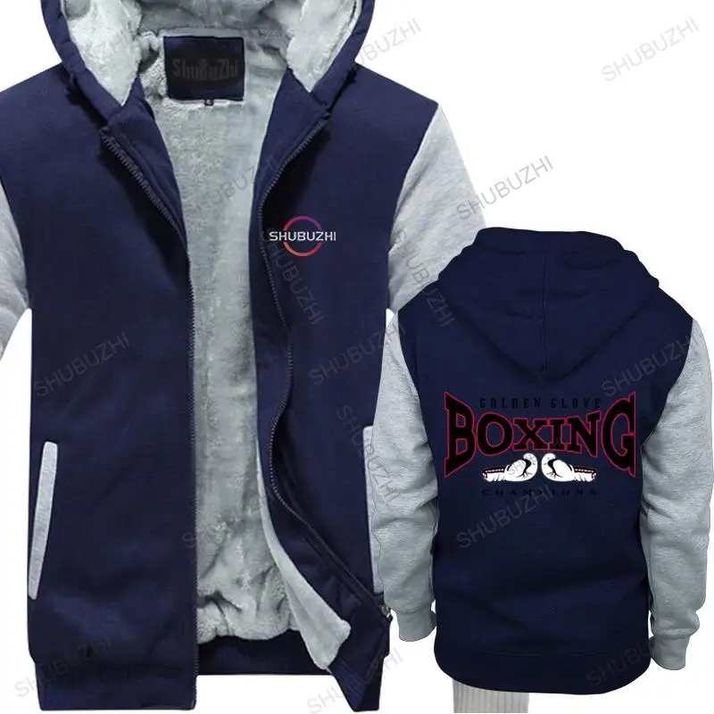 

warm hoody BOXER golden glove CHAMPIONS boxe fight maglietta maglia Uomo Man gloves Mens winter vintage fleece hoodie