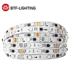 Светодиодная лента WS2811, 5 м, 30486096144 светодиодовм, белыйчерный PCB WS2811, 1 Ic-контроль, 3 светодиода, 5050 SMD, цвета мечты, RGB, Адресуемая DC12V