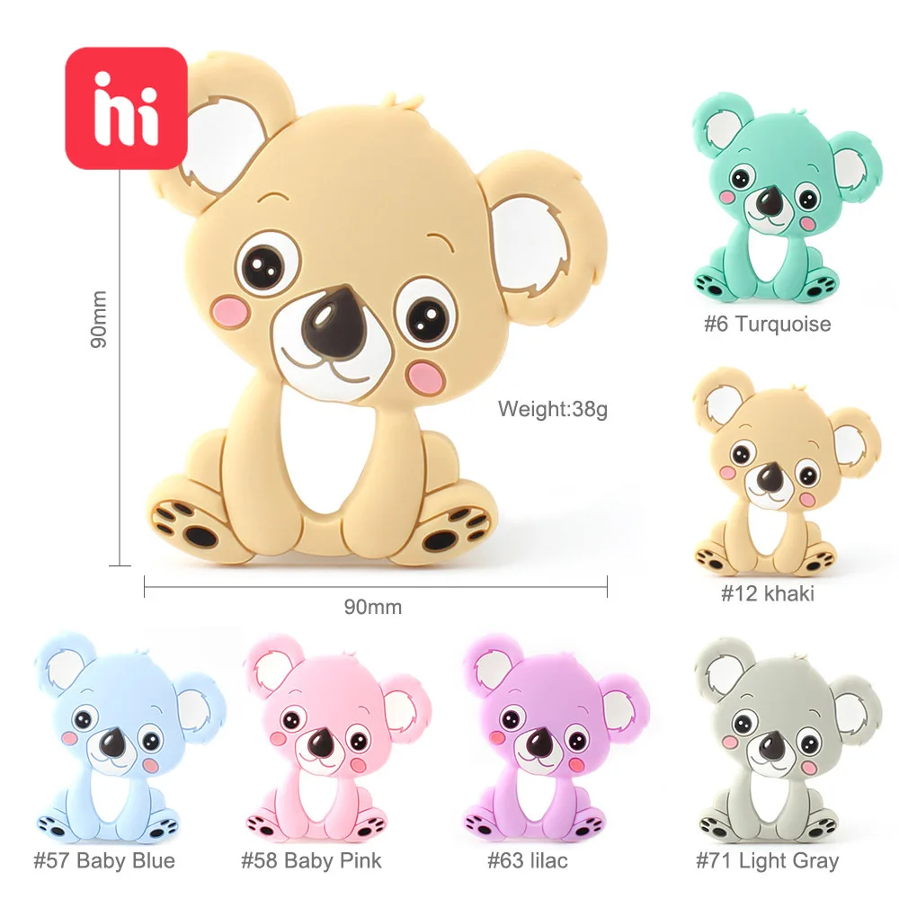 Детский Прорезыватель для зубов Keep &amp Grow Koala силиконовый ожерелье грызуны зажимы