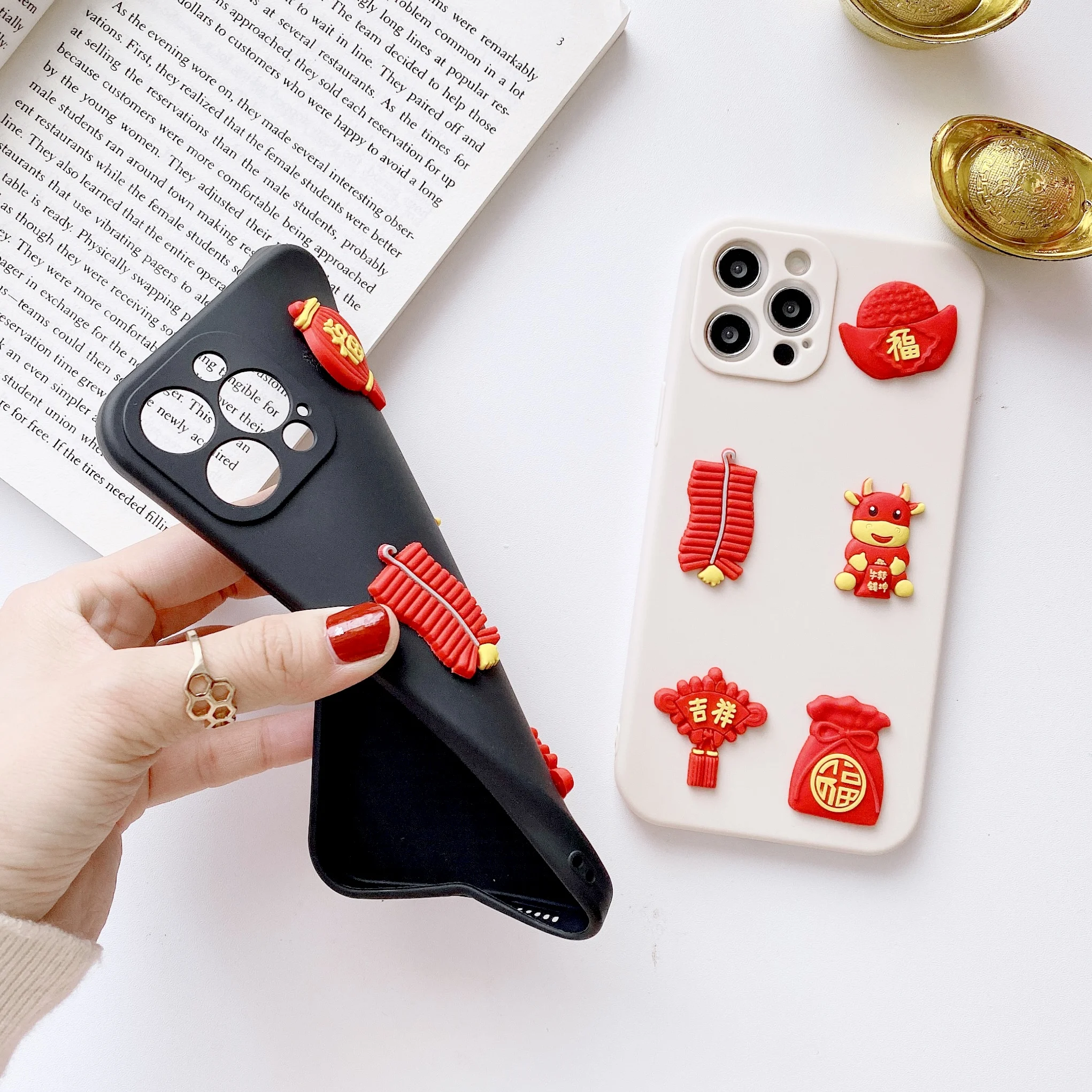 

New mobile phone case for the year of the ox for iPhone 11 / 11pro / 11promax / 12 / 12pro / 12promax / 12mini