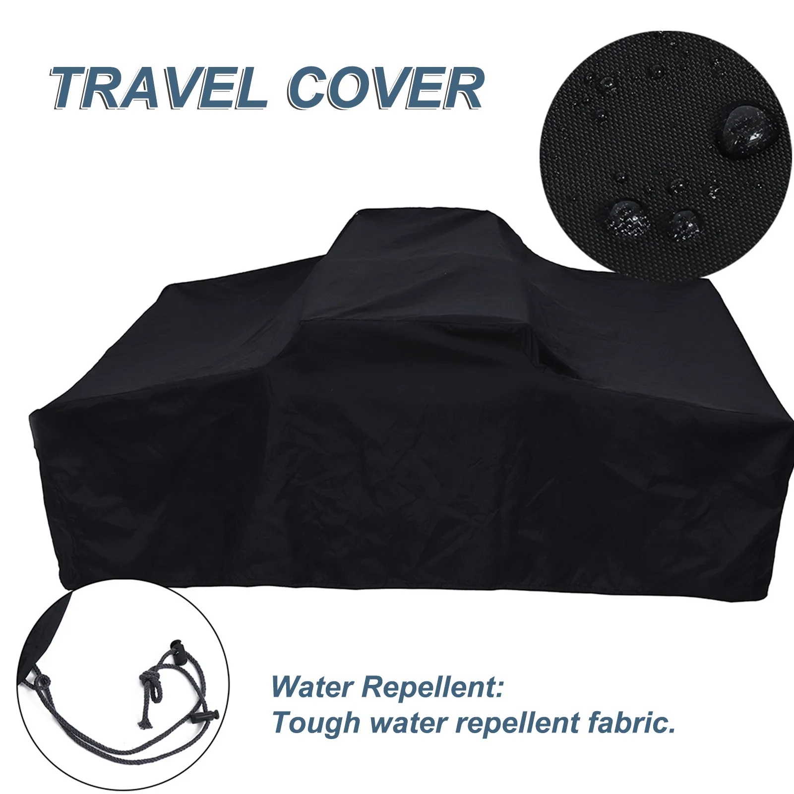 

Universal Camping Trailer Cover 210D Oxford Travel Car Tent Black Waterproof Travel Car Roof Tent Cover Protector Accessessories
