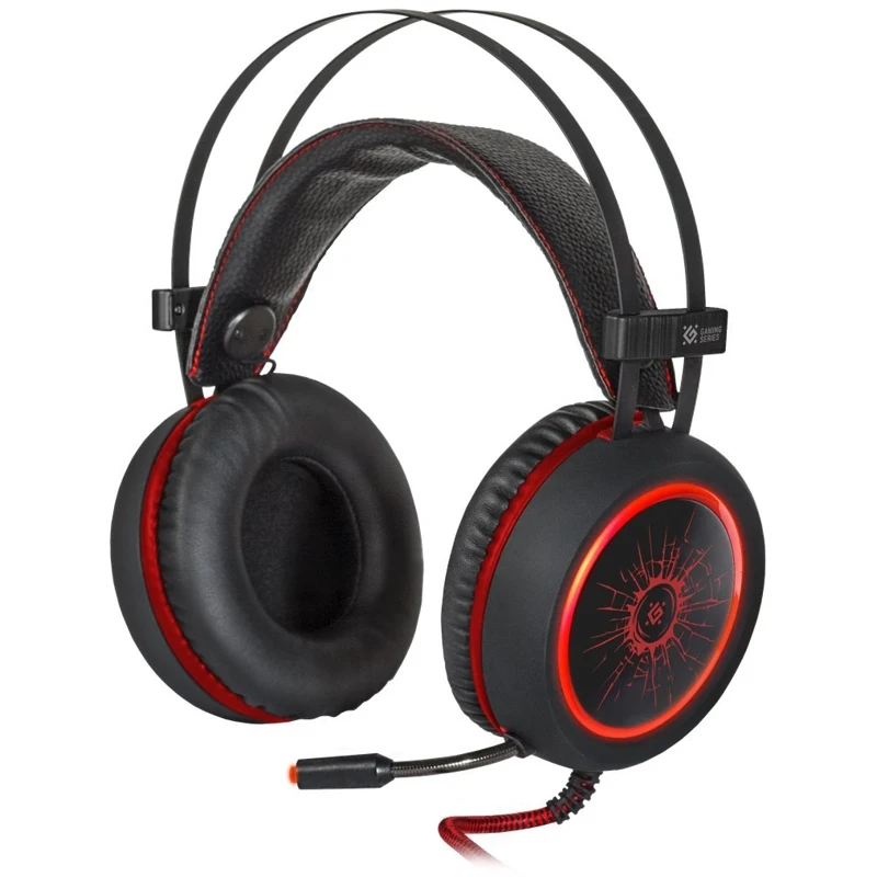 Гарнитура Defender DeadFire G-530D Black/Red проводная стерео 20-20000 Гц 16 Ом 100 дБ 100-16000 -42 USB/2x mini jack |