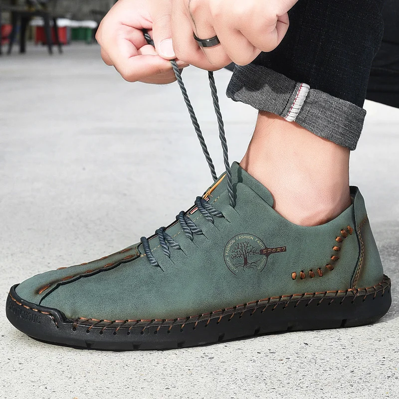 

Leather Shoes Casual Sneakers Men Shoes Driving Comfortable Quality Leather Shoes Men Loafers Hot Sale Moccasins Tooling Shoe