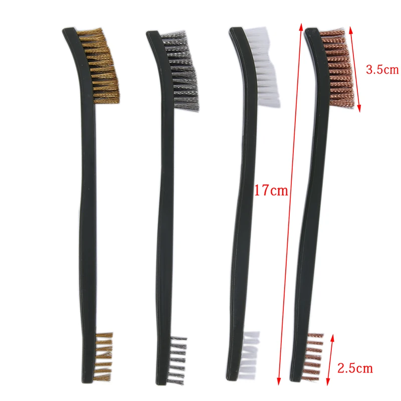 

1pcs Rifle Cleaning Tool With Brass Brush Double Ended Wire Brush Tool Gun Cleaning Tool Rifle Cleaner Hunting Accessory
