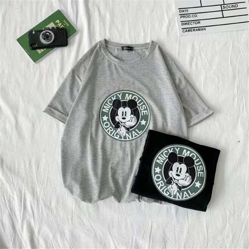 Футболка мужская летняя с принтом Минни Маус модный топ в стиле Харадзюку