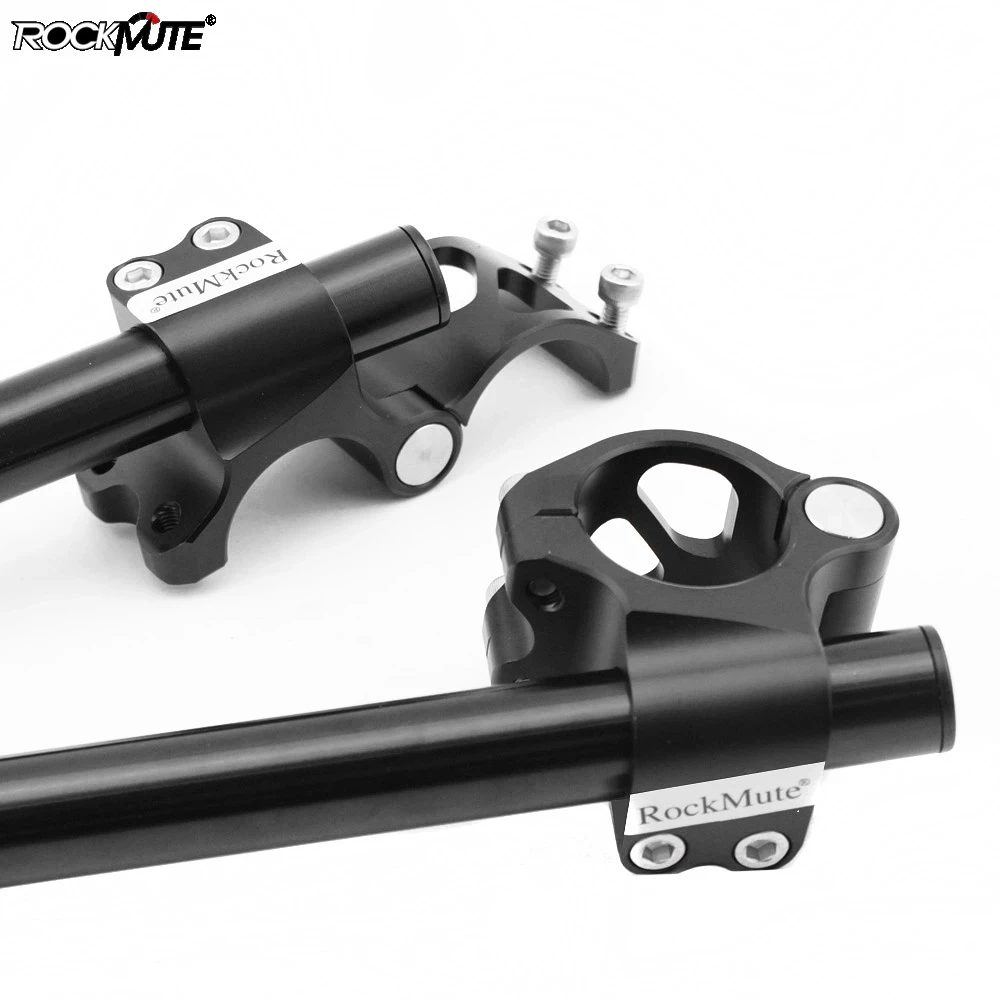 

Motorcycle 48mm Fork Tube Clamp for Honda CBR600RR Handlebar 22mm 2007 Inch Diameter Split Handle Bar Black Gold