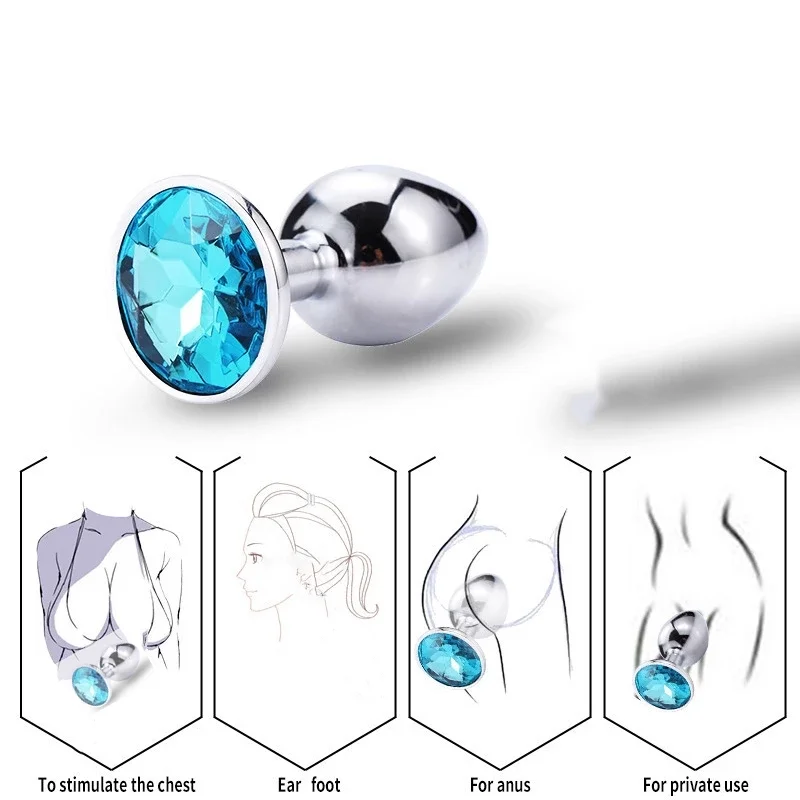 3 размера секс вибратор Металлические анальные игрушки для женщин товары