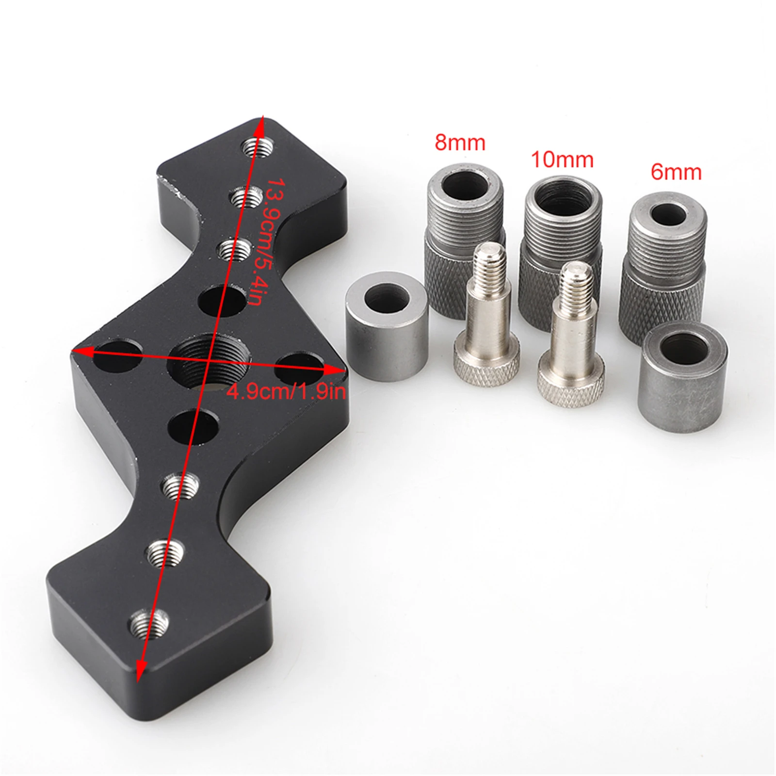 

Drill Guide Jig Woodworking Hole Puncher Decoration Supplies Alloy Material Durable Woodworking Tools Pocket Hole Jig