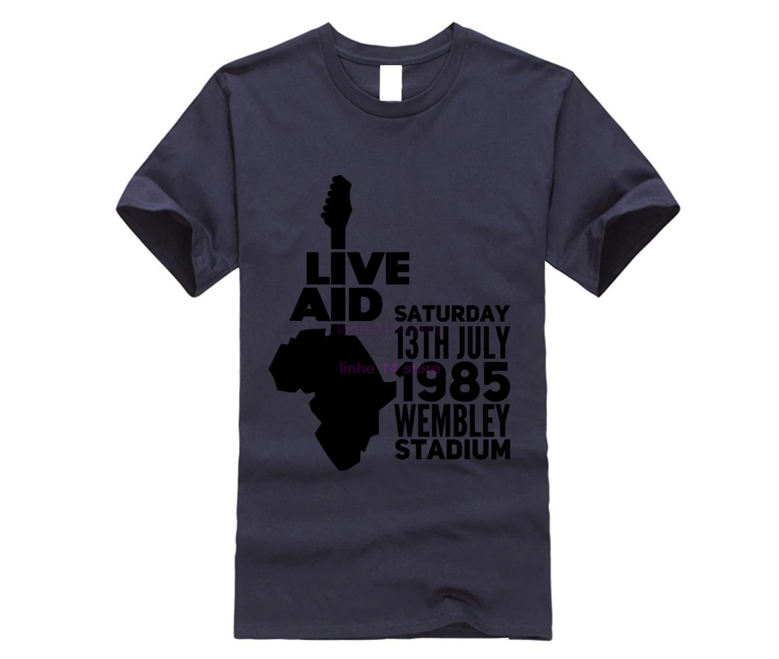 Live Aid Rock футболка с музыкальной тематикой Queen 100% хлопок электронная гитара хип-хоп