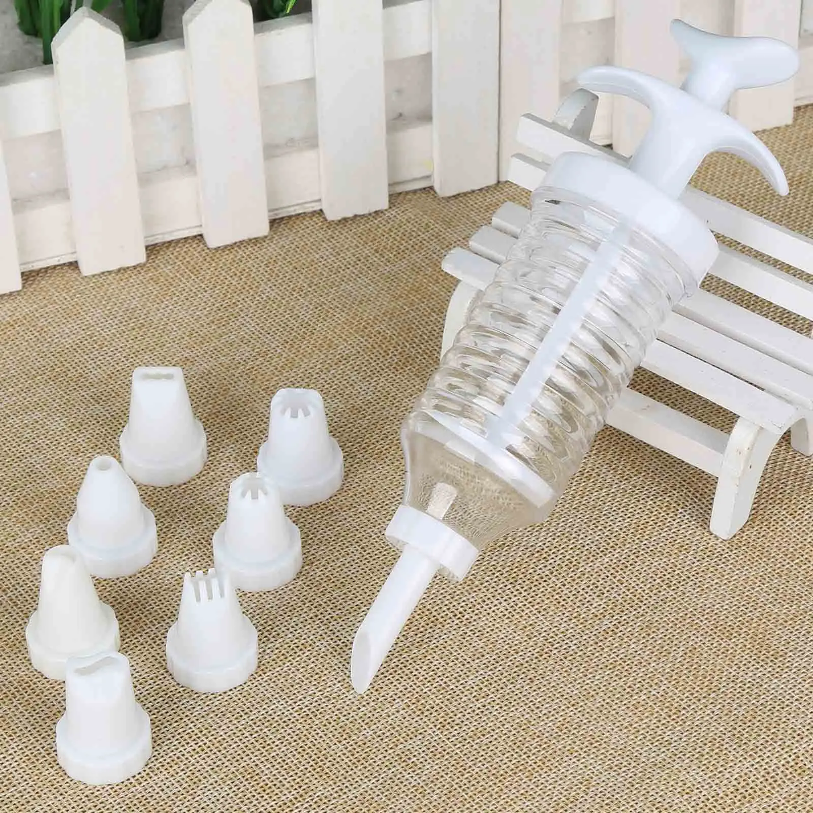 

8pcs Products Cake Decorating Icing Fondant Nozzles Syringe Tools Cupcake Piping Mould Eco-Friendly Stocked Reusable
