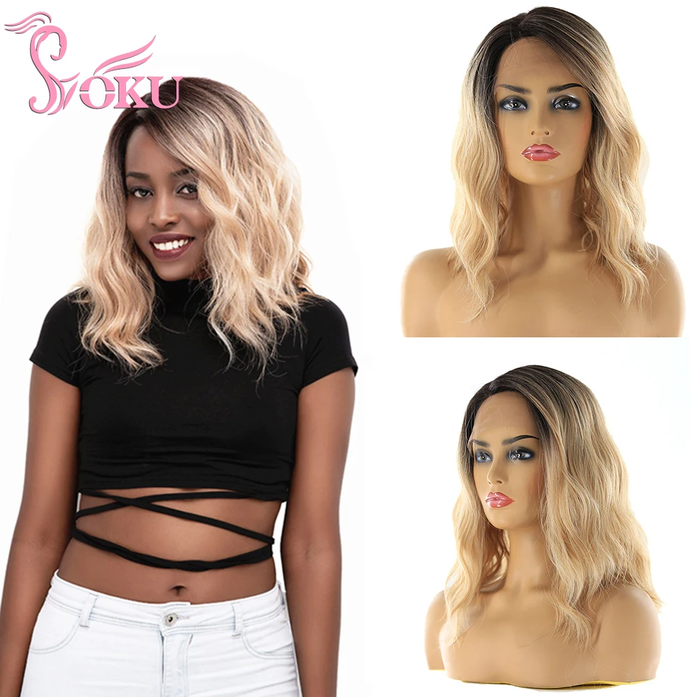 Natural Wave Hair Side L Part Lace Front Wigs For Women