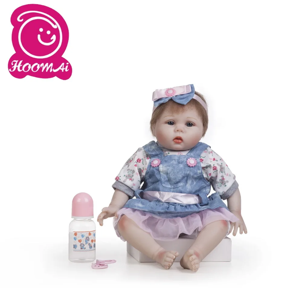 

Feelwind 55CM Reborn Baby Doll Lifelike Soft Silicone Realista Fashion Baby Dolls for Princess Children Birthday Gift Bebes