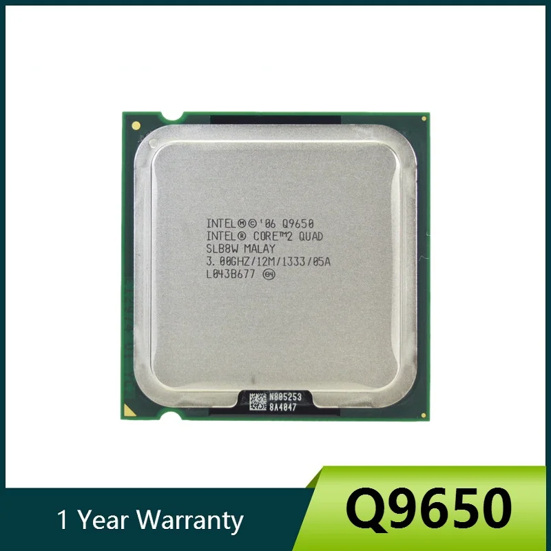 

100% Working For Intel Core 2 Quad Q9650 SLB8W 3.0GHz 12MB 1333MHz Socket 775 Processor Cpu