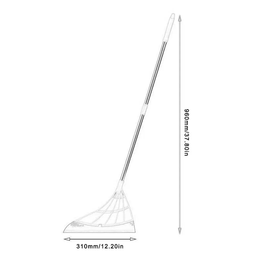 

Magic Broom Multifunctional 2-in-1 Sweeper Adjustable Wiping Sweeper Floor Squeegee Hair Remover Squeegee For Shower